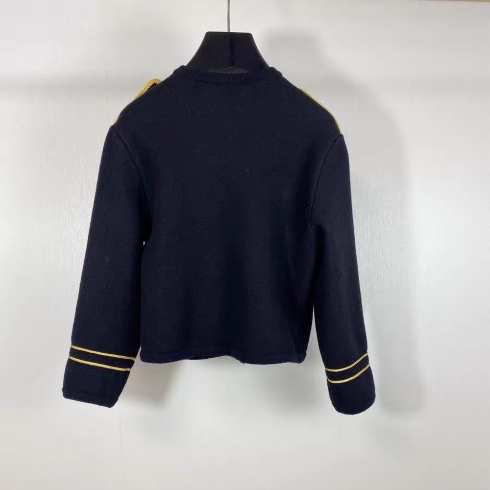 ❌sold❌Authentic Celine Navy and Gold Blazer - Picture 2 of 6